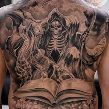 Wert Tatto Evil Tattoos Back Tattoos For Guys Reaper Tattoo