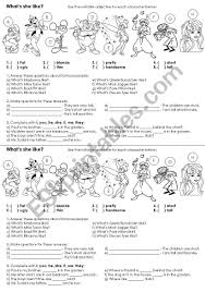 Activity With Some Adjectives To Describe Appearance Worksheets For Kids Worksheets Appearance