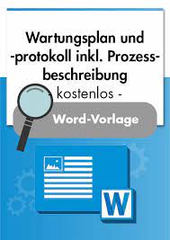 Wenn ja, dann ist es eine tool, um word 2010vorlage reparatur? Wartungsplan Und Wartungsprotokoll Vorlage Muster Checkliste