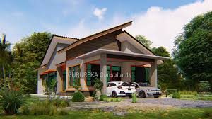 Pelan rumah 1 tingkat 4 bedroom 3 bathroom (2152 kaki persegi). Rekaan Banglo Setingkat 4 Pusat Rekabentuk Rumah Impian Facebook