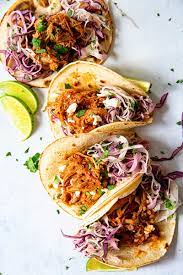 This was an awesome dish! Slow Cooker Pulled Pork Tacos With Cilantro Lime Slaw