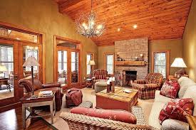 Red Stone Lake House By Collage Designs Homeadore Log Home Decorating Home House Design