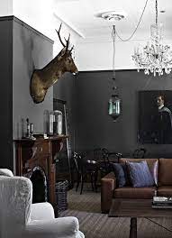 Perfect Country Escape Soft Chic Bachelor Pad Living Room Interior Design Grey Walls