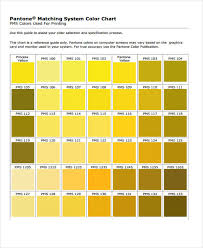 10 Color Chart Templates Samples Examples Free