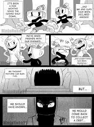 A Comic Page Of My Idea I Had In Mind For A Cuphead And Mugman Comic I Don T Know If I Will Find Time To Do A Complete Comic But P