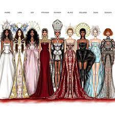 When Queens Slay The Red Carpet Metgala Metgala2018 Fashion Style Redcarpet Celeb Fashion Drawing Dresses Fashion Sketches Illustration Fashion Design