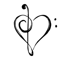 When Treble Clef And Bass Clef Come Together The Ups And Downs Of Music Can Make Your Heart Beat Fas Music Heart Tattoo Music Symbol Tattoo Treble Clef Tattoo