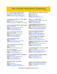 Pin By Jackie Atlagovich On Virtual Assistant Magazine February 2010 Virtual Assistant Business Virtual Assistant Services Virtual Assistant