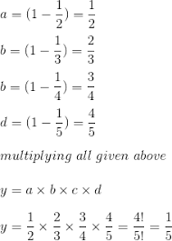 Adding them together, when with a common denominator, means just adding the numerator (number above the stroke) values together and retaining the same denominator. What Is The Value Of The Product 1 1 2 1 1 3 1 1 4 1 1 5 Quora
