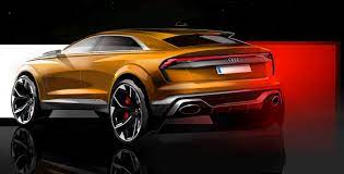 New Audi Q8 Sport Concept Is A 469hp Suv Heading Our Way Fast Carscoops Automotive Design Concept Cars Audi