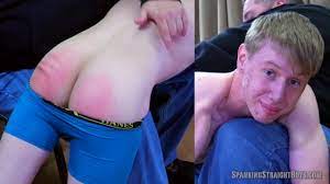 Straight Blonde Boy Gets His First Spanking From A Gay Man | xHamster