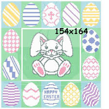 Bunny With Eggs 154x164