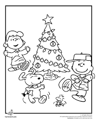 Peanuts Gang Christmas Coloring Page Snoopy Coloring Pages Peanuts Gang Christmas Coloring Pages