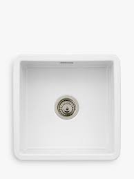 Composite kitchen sinks are really starting to take off here in the uk with big companies like reginox and franke excelling with the manufacturing of their composite sinks. John Lewis Partners Single Bowl Ceramic Kitchen Sink White