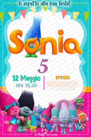 Whatsapp Birthday Invitation Message For Kids Digital Birthday Party Trolls Invitation Printable Invite Whatsapp Invitation Trolls Party Invite Invito Digitale Compleanno Trolls Digital Invitations Birthday Invitations Printable Invitations