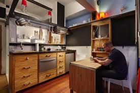 7 basement apartment ideas for every kind of basements if you want to make your basement more functional, you need to transform it into an apartment. Unusual Interior Design Of A Basement Apartment Kitchen Viahouse Com