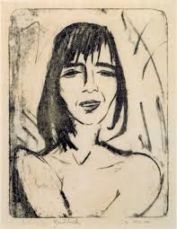 Otto Mueller, Ophelia, Lithographie Karsch 27/II/III, 26×21 cm, 1916,  45000€