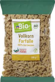 Dmbio Farfalle Vollkorn 500 G Dauerhaft Gunstig Online Kaufen Dm De Vollkorn Lebensmittel Essen Beilagen Zu Fleisch