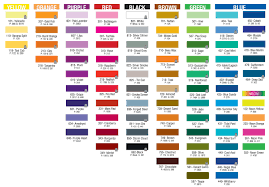 Prowrap Color Chart Sbiroregon Org