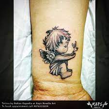 Baby Angel Tattoo By Rohan Kapadia Tattooed Tattoo Tattooist Tattoosociety Tattooideas Blackandgreytattoo Finelinetat Baby Engel Tattoo Tattoos