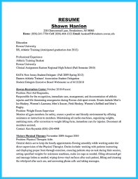 Writing Your Athletic Training Resume Carefully