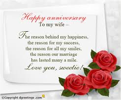 Write one warm thought or feeling about being together write one feeling about the other person write one compliment about the other person Marriage Anniversary Wishes And Messages Dgreetings Com