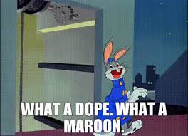YARN | What a dope. What a maroon. | Looney Tunes Golden Collection V.2 -  S01E08 Hare Conditioned | Video clips by quotes | bf9a1862 | 紗