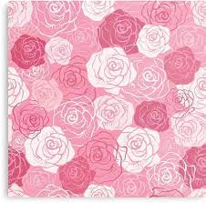 Chelsea ivory / pink rose garden area rug handmade wool area rug in pretty and romantic floral pattern and pink and ivory coloring. Pink White Roses Floral Pattern Illustration Artwork Metal Print By Newburyboutique Pink Heart Background Rose Pattern Design Pattern Illustration