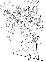 Gallery For Jem Coloring Pages Cartoon Coloring Pages Jem And The Holograms Barbie Coloring Pages
