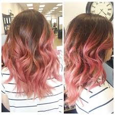Rosegold Hair Ombre Haircut On Instagram Pink Ombre Hair Hair Styles Hair