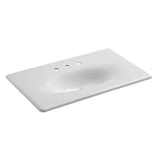 37 inch vanity top in white