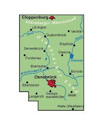 Radkarte Osnabrucker Land Oldenburger Munsterland Mit Vechta Alfsee Dummersee Im Shop Bei Fahrradtouren De
