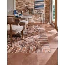 Ms International Rustico Brick 2 1 3 In X 10 In Glazed Porcelain Floor And Wall Tile 5 17 Sq Ft Case Porcelain Flooring Brick Tile Floor Brick Look Tile
