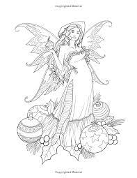 Angel in training coloring page angel with dove coloring page. Festive Magic Fantasy Christmas Coloring Book Fantasy Coloring By Selina Volume 12 Selina Fenec Fairy Coloring Pages Angel Coloring Pages Coloring Pages