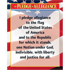 the pledge of allegiance chart