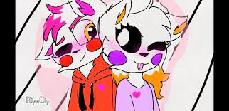 # fnaf # location # sister. Funtime Foxy X Lolbit No Es Mio Funtime Foxy Foxy Drawings