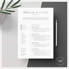 1,927 inspirational designs, illustrations, and graphic elements from the world's best designers. Clean Modern Resume Template Creative Resume Templates Creative Market