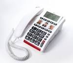 VOCA CP130 - Schnurgebundenes Telefon mit großen Tasten, extra ...
