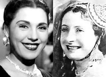 بديعة مصابني مع تحية كاريوكا في حظيرة الفراخ.. صور نادرة