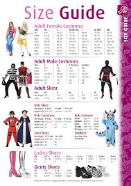 41 Unusual Halloween Costume Size Chart