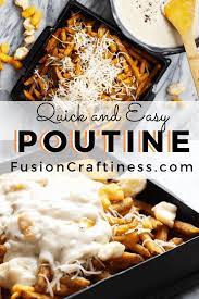 Easy Poutine Recipe Recipe Poutine Recipe Recipes Canadian Food