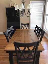 8 Amazing Wood Table With Black Chairs Gallery Wood Dining Room Farmhouse Dining Rooms Decor Farmhouse Dining Table