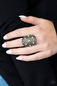 Maybe you would like to learn more about one of these? Paparazzi Floral Fancies Yellow Ring