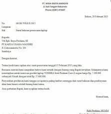 16 Contoh Surat Penawaran Barang Elektronik Terlengkap Contoh Surat