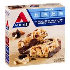 Atkins Snack Bar Caramel Chocolate Nut Roll Keto Friendly 5 Count Walmart Com Dark Chocolate Almonds Chocolate Almonds 500 Calorie Diet