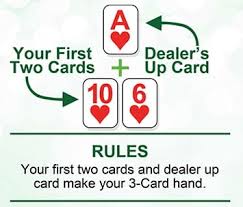 Precise usage details and multiple closely related senses are omitted here in favor of concise treatment of the basics. Blackjack 3 Card Poker