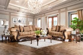 Furniture Of America Nicanor Living Room Set Gold Living Room Living Room Sets Brown Living Room