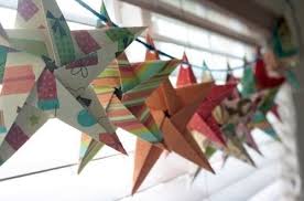How to make a origami christmas star with money. Folding 5 Pointed Origami Star Christmas Ornaments Christmas Diy Christmas Star Decorations Origami Ornaments