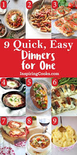 Doing all the heavy lifting earlier in the day means more time to hang out with. 9 Quick Easy Single Dinner Recipes For One Person Healthy Dinner For One Cheap Healthy Meals Cooking Recipes For Dinner