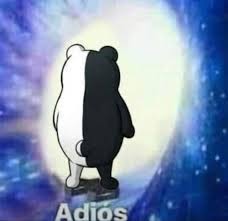If you don't know how to say goodbye to someone, just send them this. Adios Danganronpa Danganronpa Memes Danganronpa Funny